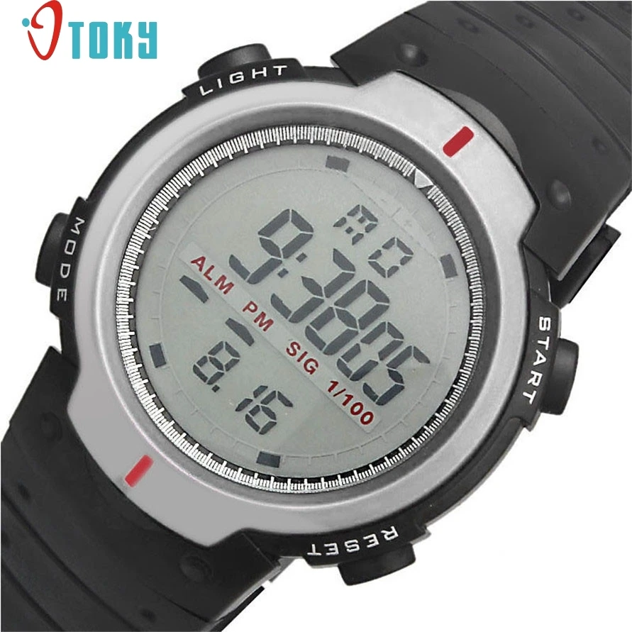 

OTOKY Willby Male Waterproof Outdoor Mountaineering Sports Men Digital LED Quartz Wrist Watch m10 drop ship