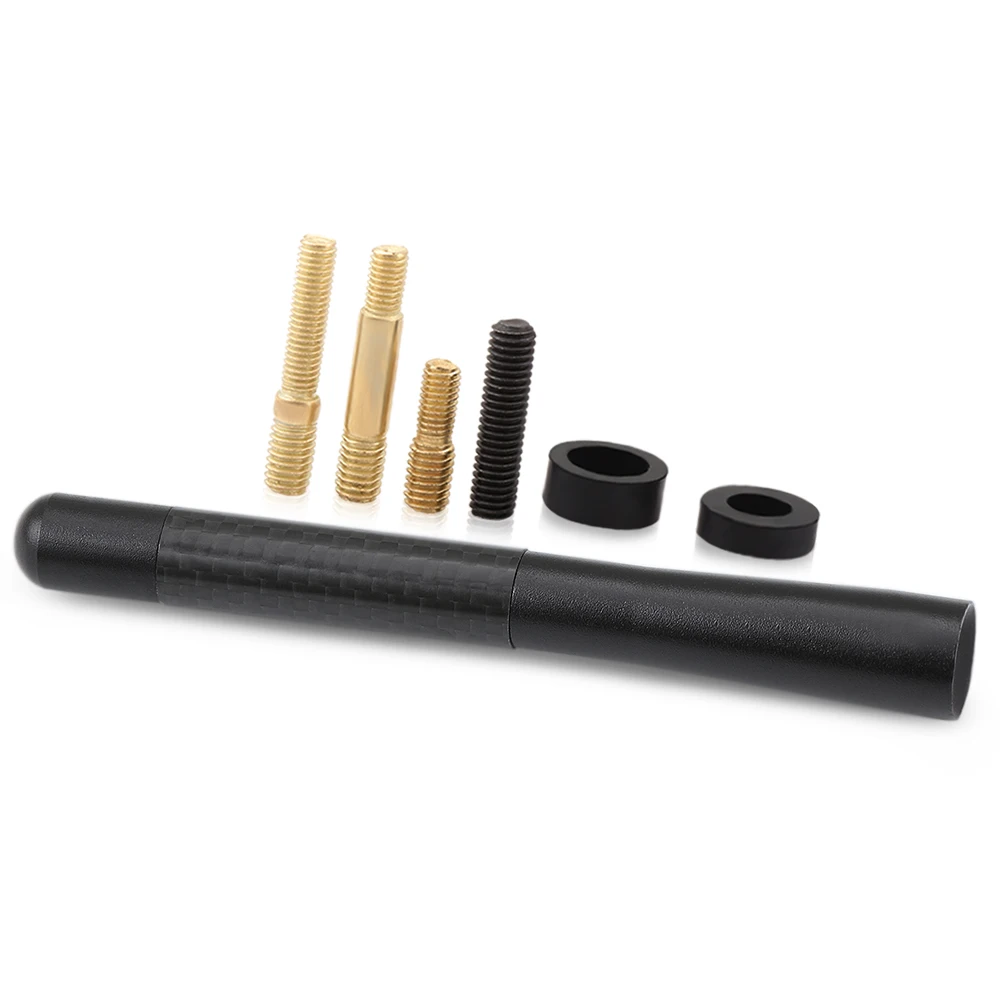 Carbon Fiber Short Antenna Radio Antenna For Citroen C2 C3 C4 C1 C5 For Peugeot 206 207 307 308 408 508 2008 3008 accessories