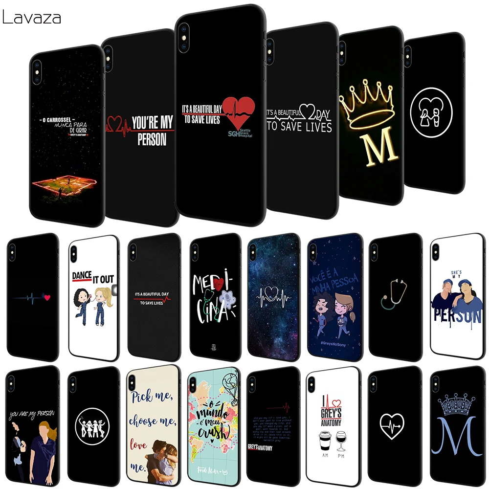 Lavaza Greys Anatomy US drama TV Soft Case for Apple iPhone 6 6S 7 8 Plus 5 5S SE X XS MAX XR TPU Cover | Мобильные телефоны и