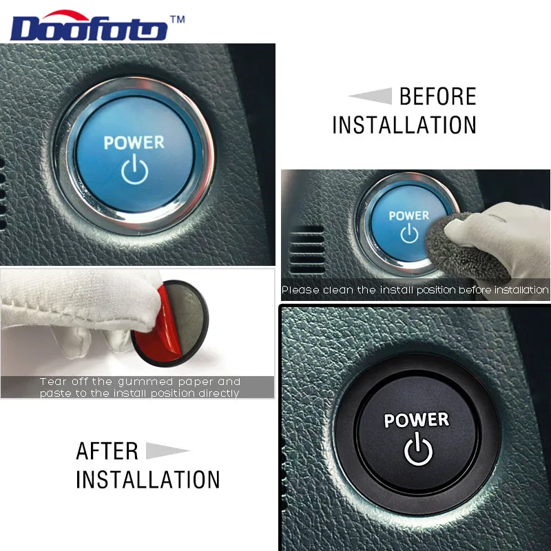 Start Engine Button Ring for TOYOTA (34)
