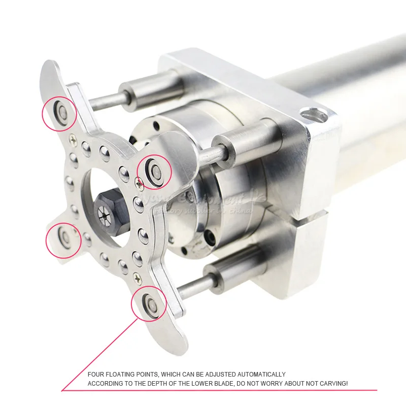 ЧПУ 80 мм шпинделя автоматический давление пластины плавающей подачи DIY детали гравировального Станка планировщик