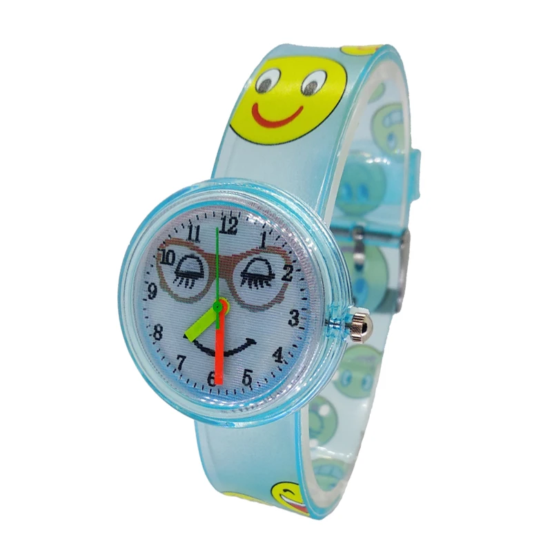

Multi-pattern Smiley face dial Children's watch Creative eyes smile Kids Watches Quartz Wristatches For Girls Boys Student Clock