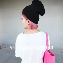 10 шт./партия, осенне-зимние шапки для мужчин и женщин в том же стиле, флуоресцентные цветные шапки, вязаные шапки для взрослых, разноцветные