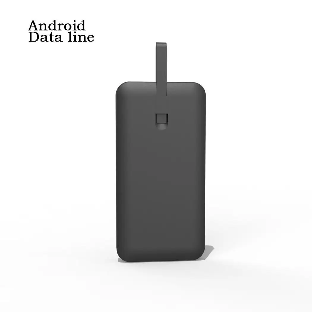 10000 мАч ультра-тонкое быстрое зарядное устройство power Bank портативное зарядное устройство Внешняя батарея - Цвет: black android