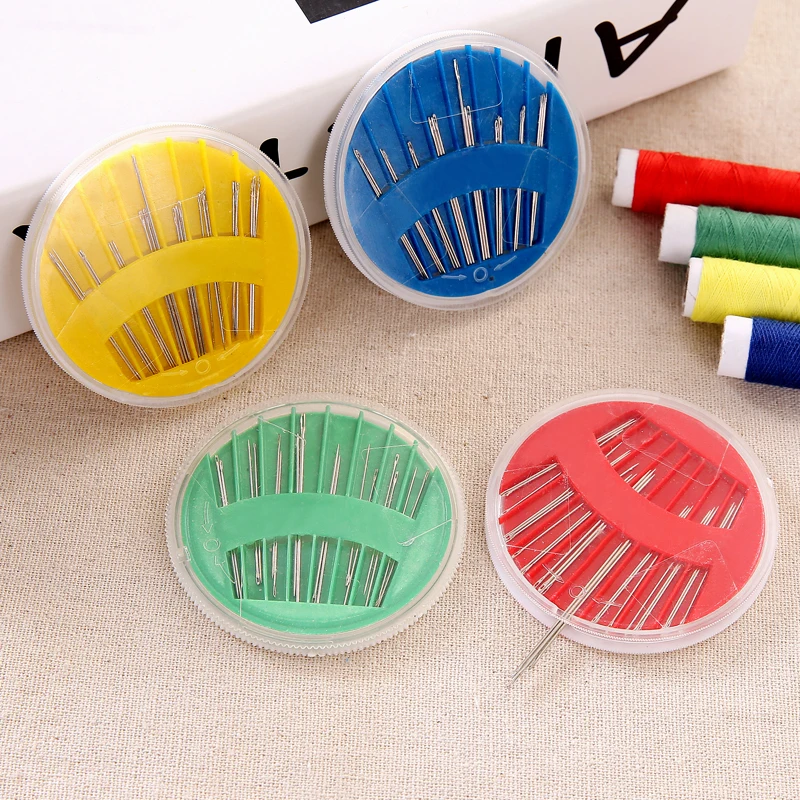

Sewing Needle Size Stitch Needle Sewing Needle Box Embroidery Needles Circular Big Eye Steel Needles Manual DIY Supplies