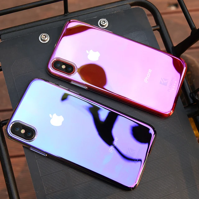 FLOVEME For iPhone X 7 6 6S Plus 5 5S Case Blue Light