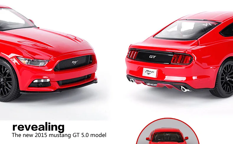 Maisto 1:24 Ford Mustang GT Современная мышечная литая модель автомобиля игрушка Новинка в коробке 31369