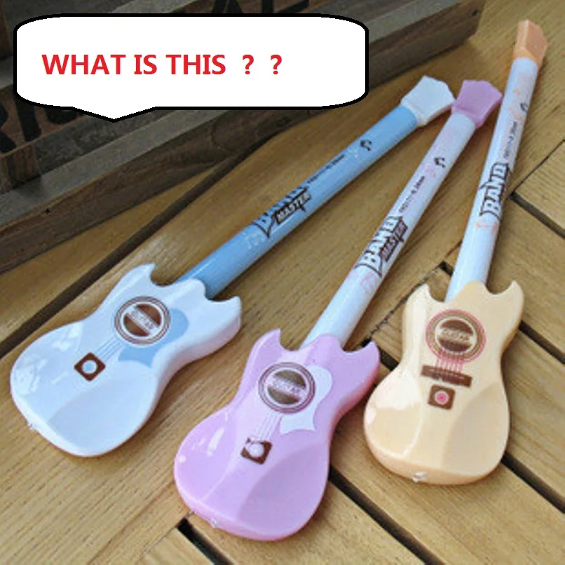 

Multi Function Pen  novelty toys Gags & Practical Jokes funny gadgets Magic the Guitar gel pen Z896