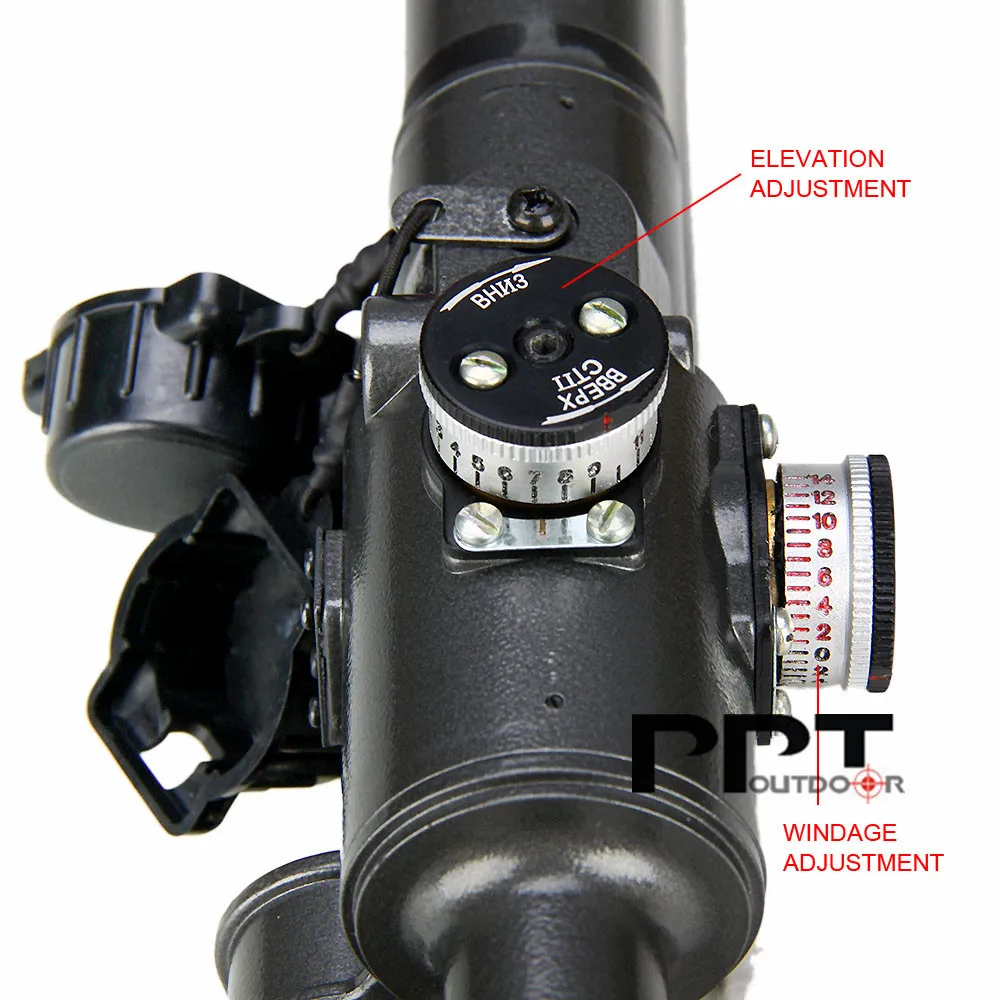 PPT Тактический 4x24 SVD прицел SVD черный цвет для охоты стрельба PP1-0330