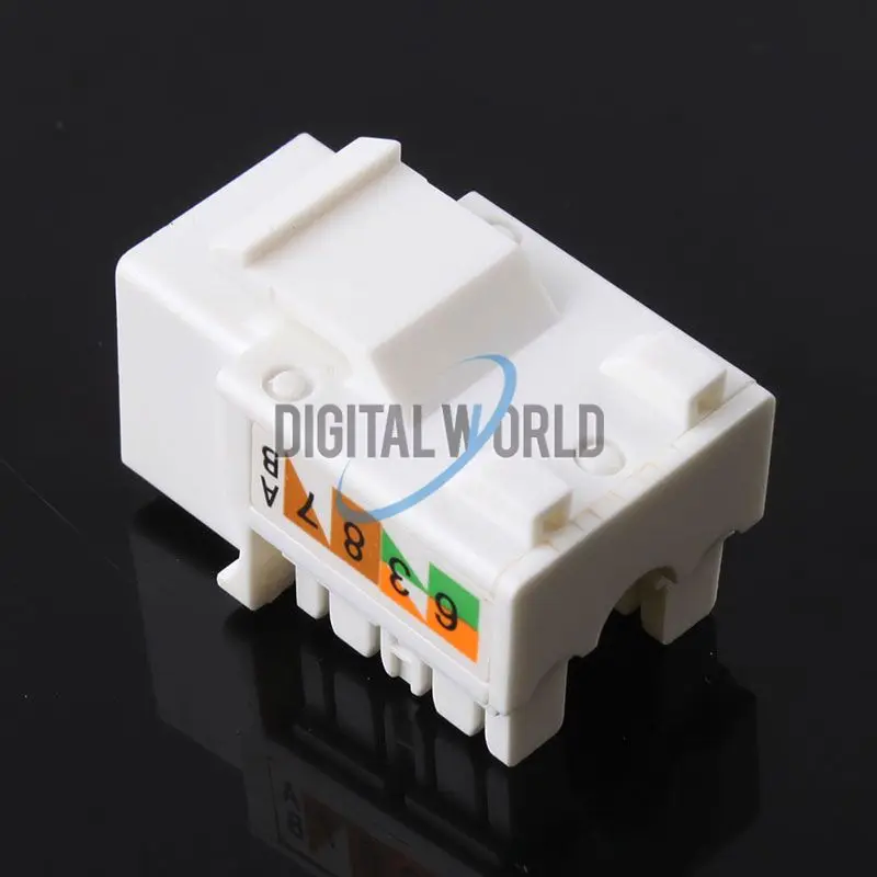 5 шт. cat5e 110 удар Подпушка keystone jack RJ45 CAT5 сети #53046