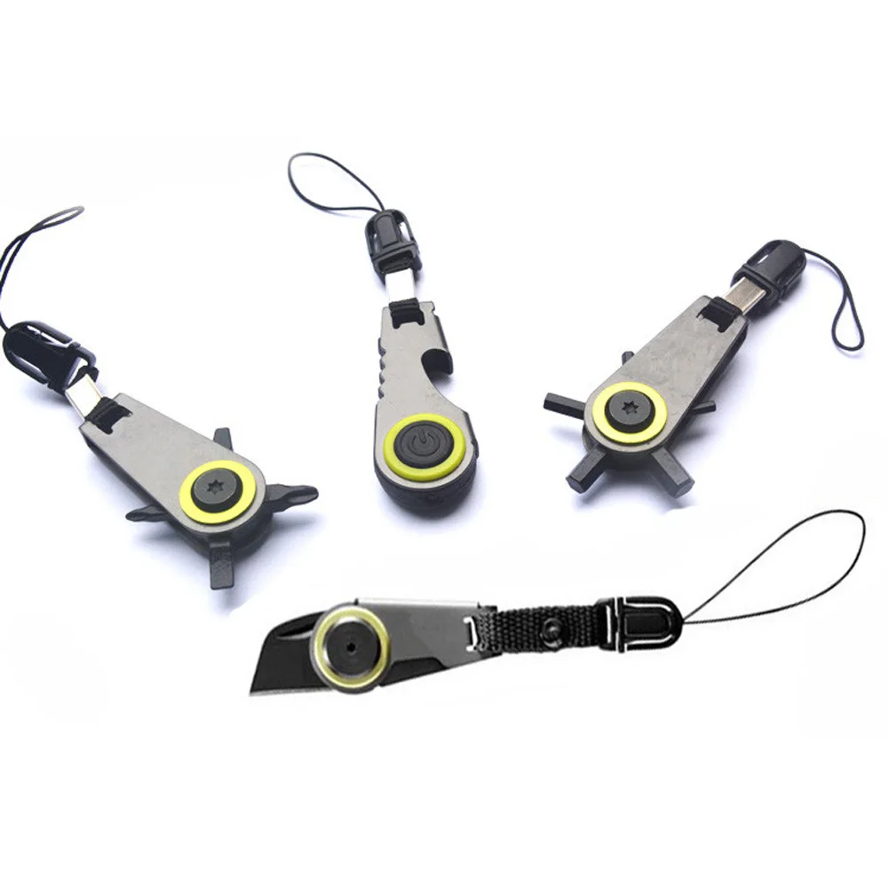 Multi Utility Tool Stainless Steel Mini Pocket Folding Knife Opener