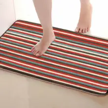 Полосатый Стиль Коврик для ванной комнаты, смешной Противоскользящий коврик для ванной, занавески для душа s аксессуары, соответствующие вашей душевой занавеске