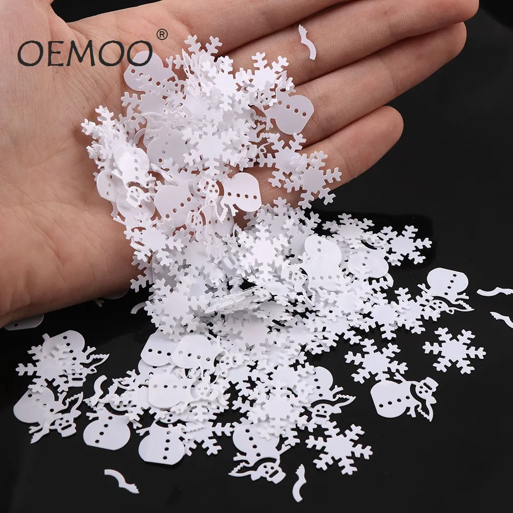 Christmas Birthday 30g Snowflakes & Star Table Scatter Confetti Decoration