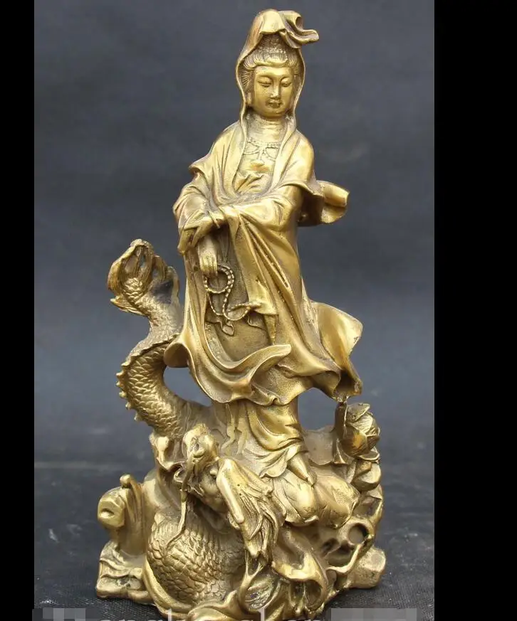 zhmui88002841024++ Tibet Buddhism Bronze Dragon tortoise Turtle Kwan