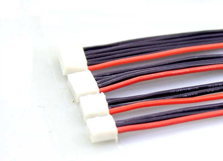 Lot 10 câbles équilibrage batterie LiPo JST-XH 22AWG 100mm 2S-6S