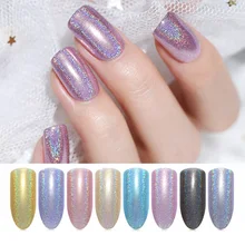Блеск для ногтей Порошковая голографическая Лазерная красочная пигментная пыль блестящая пудра для дизайна ногтей Пудра для украшения ногтей DIY Дизайн ногтей