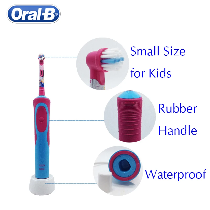 Oral B Electric Toothbrush Kids For Child More Than 3+ Years Rechargeable Inductive Charge Brush Heads For Kids Brush Hedas Oral B Electric Toothbrush Kids For Child More Than 3+ Years Rechargeable Inductive Charge Brush Heads For Kids Brush Hedas
