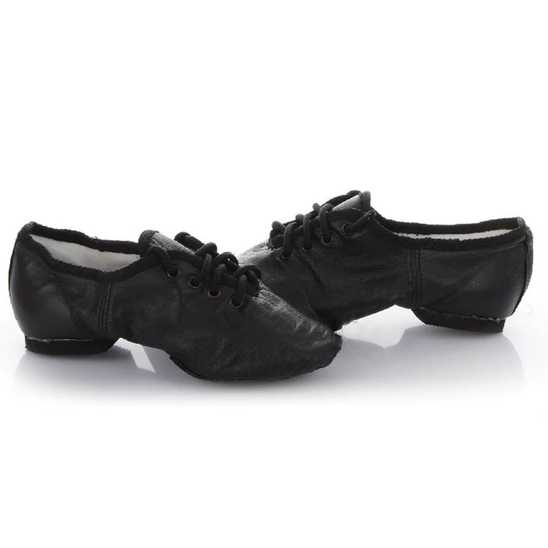 

Leather Teachers Dancing Shoes For Men Women Soft Bottom Square Heel Female Shoes National Dance Belly Dance Yoga Ballet Shoes