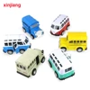 Mini Vintage Diecast Car School Bus Alloy Car Model Sliding Bus Toys Vehicles For Boys Flashing & Music Car Toys For Kids ( ► Photo 2/6