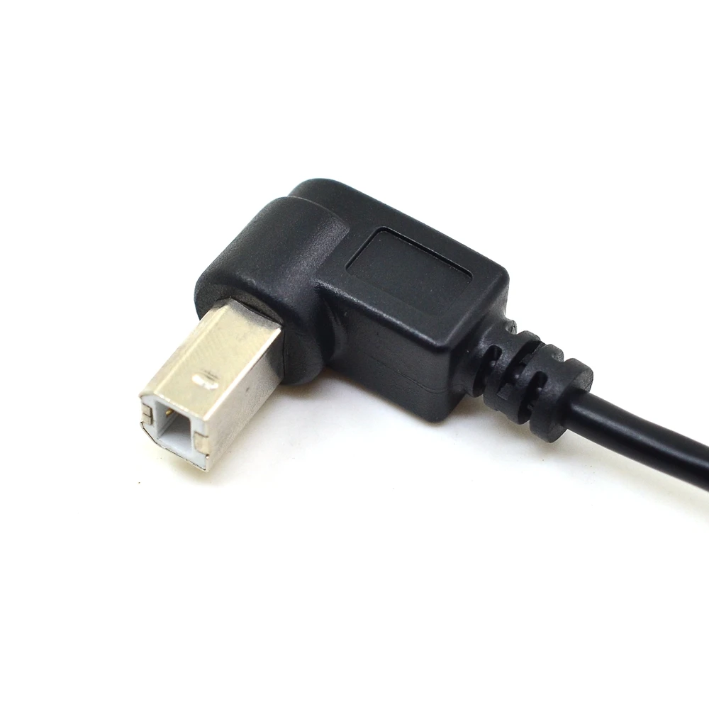 Вверх вниз вправо влево Угловой 90 градусов USB принтер сканер кабель 25 см 2 0 B