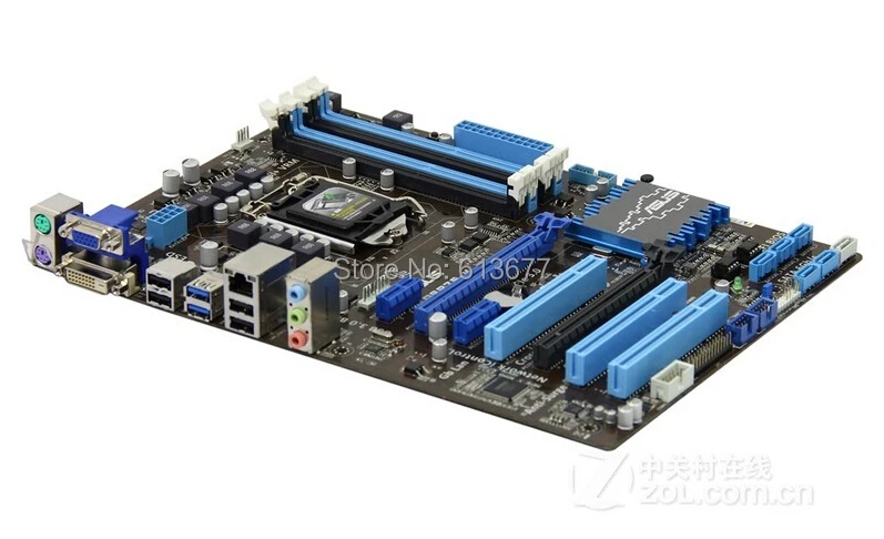 ASUS P8B75-V оригинальная б/у материнская плата DDR3 LGA 1155 ram 32G настольная Материнская плата ПК