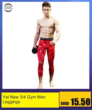 Yuerlian New GYM Compression Bodybuilding Pantalones Hombre Fitness Tights Trousers Sweat Pants For Men Sport Running Leggings