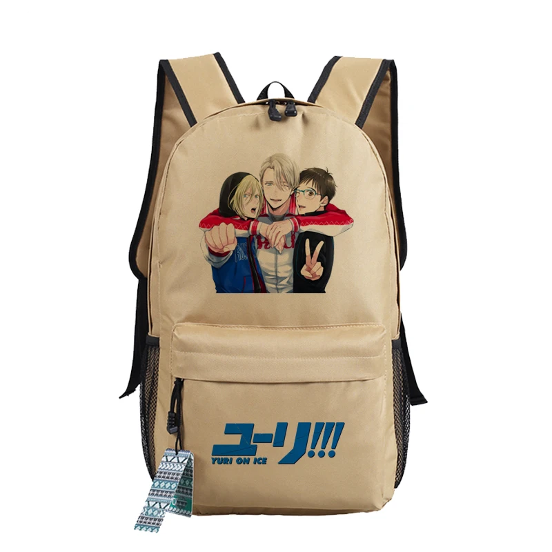 YURI on ICE Katsuki Yuri женский рюкзак холщовые школьные сумки для подростков Harajuku