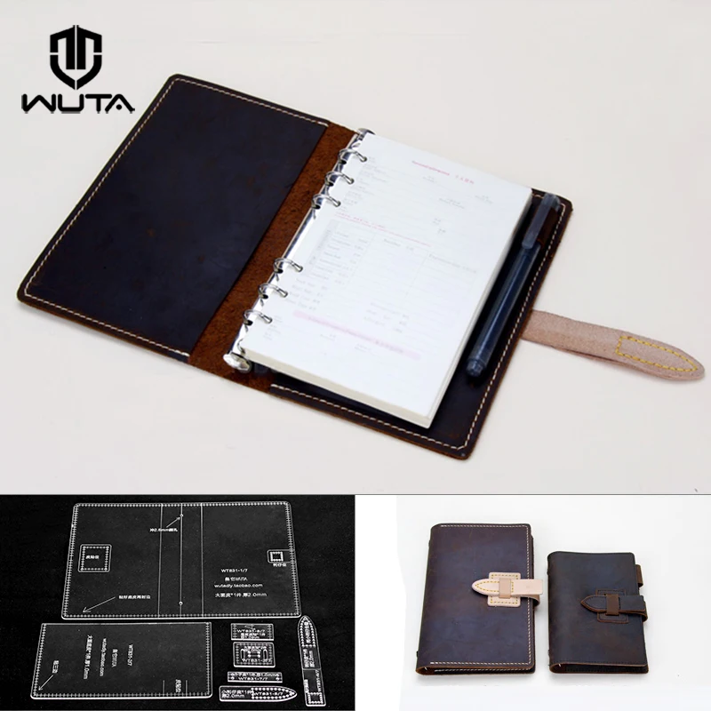 WUTA 830/831 DIY дневник акриловый шаблон кожаный прозрачный узор помощь в резке