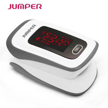 

Jumper Finger Pulse Oximeter With Case Fingertip Oximetro de pulso de dedo LED Pulse Oximeters Saturator Pulsioximetro