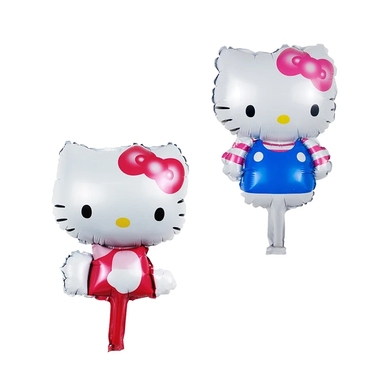 KUAWANLE 50 шт./лот Мини hello kitty вечерние воздушные шары мультфильм KT фольга Воздушные шары детские надувные игрушки товары для дня рождения