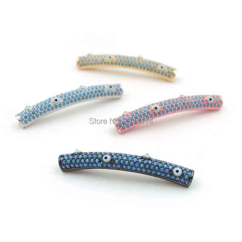 

Бусины-трубки с эмалированным покрытием, 33*4*4 мм