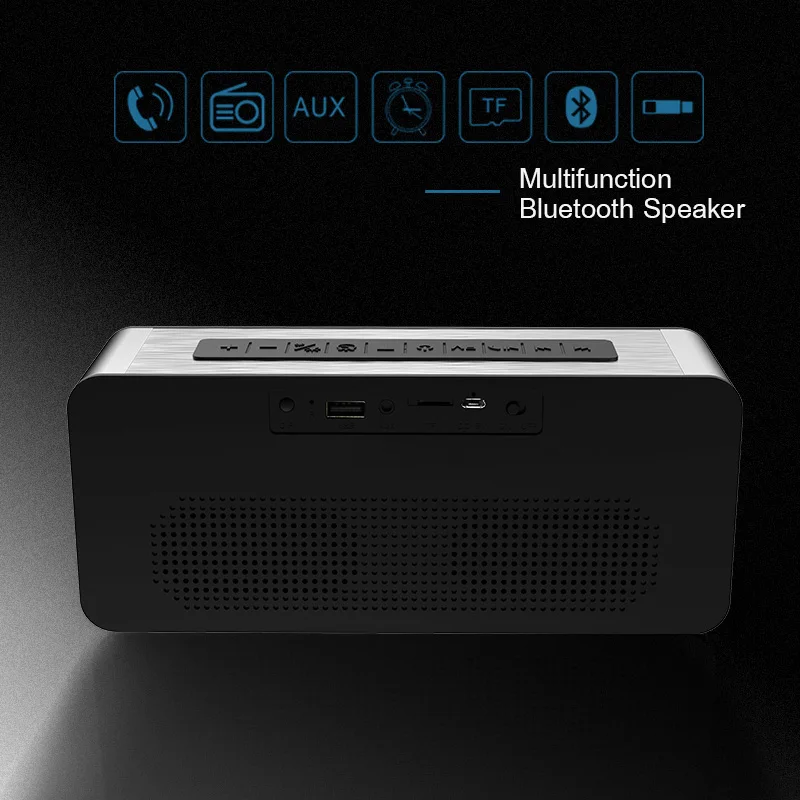 12W A10 большой светодиодный экран 5000mAh беспроводной Bluetooth динамик с fm радио