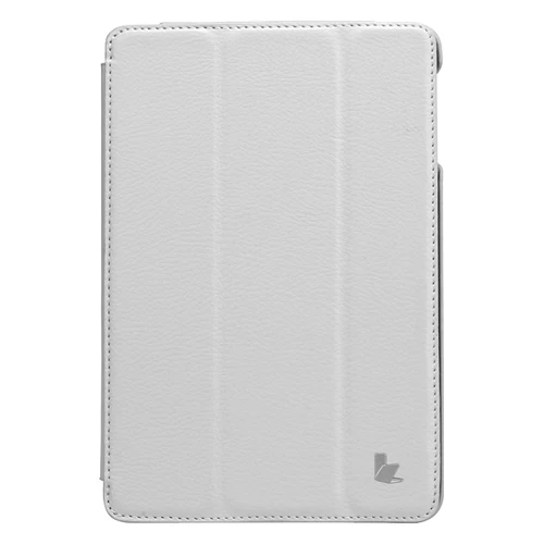 Jisoncase из искусственной кожи Smart Case для iPad mini 2 3 Флип Folio Авто Услуга Стенд антидетонационных чехол для iPad mini 1 2 3 - Цвет: Белый