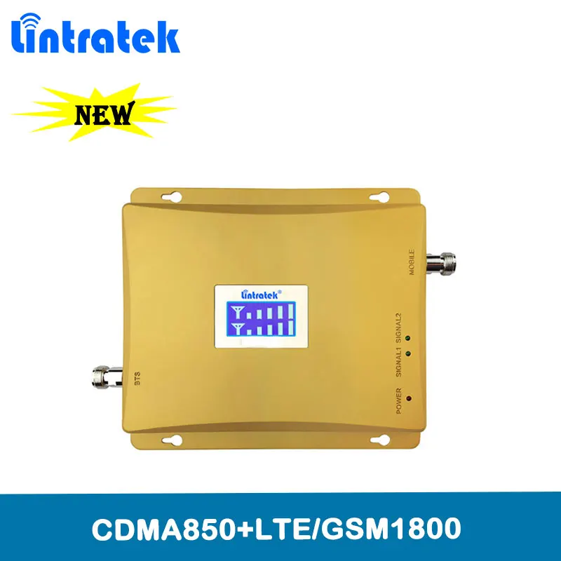 

Lintratek Signal Repeater Cellular Phone 2G 3G 4G Dual Band 850mhz 1800mhz CDMA DCS Mobile Celular Signal Booster Amplifier @6.1