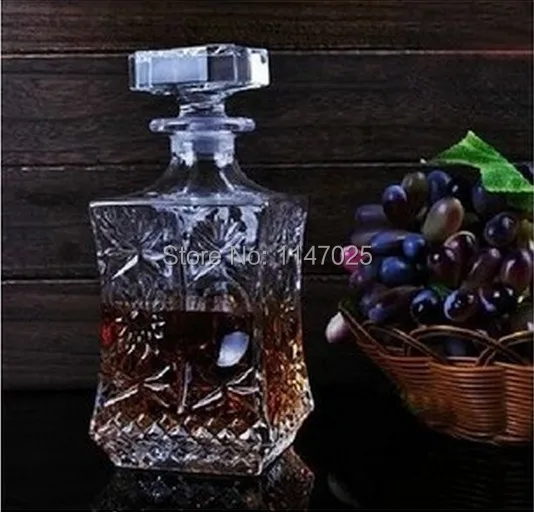 1 шт Кристалл Стекло цвет красного вина Бутылка для вина Виски Ликер заливщик домашний бар для водки, пива бутылка горшок, кувшин JR 1091