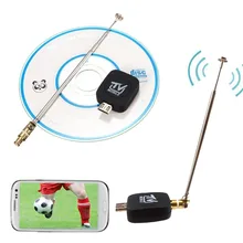 DVB-T ТВ приемник ТВ часы цифровой Satelite приемник адаптер для микро usb Android телефон планшет