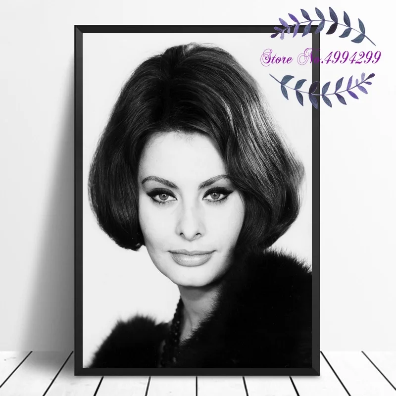

Sophia Loren Movie Star Art Silk Poster Room Wall Decor No Frame