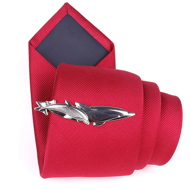 Мужские Зажимы для галстука, запонки, милый пароход, дельфин, самолет, посуда в форме галстука, Свадебная вечеринка, заколка для ювелирных изделий, мужские подарки