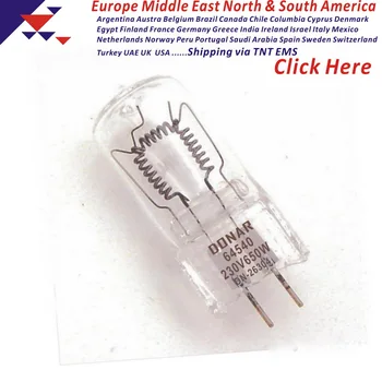 

DONAR DN-26304 64540 230V 650W BVM 230V650W GX6.35 photo dispaly quartz halogen light bulb Mitrak photographic tungsten lamp