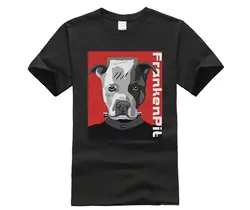 Прохладный смешной Хэллоуин FrankenPiT-Pitbull рубашка для женщин или мужчин