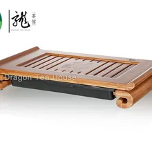 Scholar* Бамбуковый чайный столик Gongfu сервировочный поднос 38*22 см