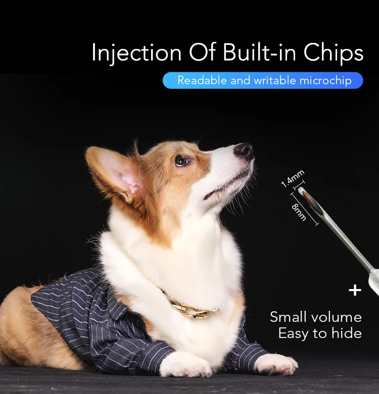 10 шт. 1,4*8 мм шприц для животных микрочип RFID собака инжектор для домашних животных Id Управление