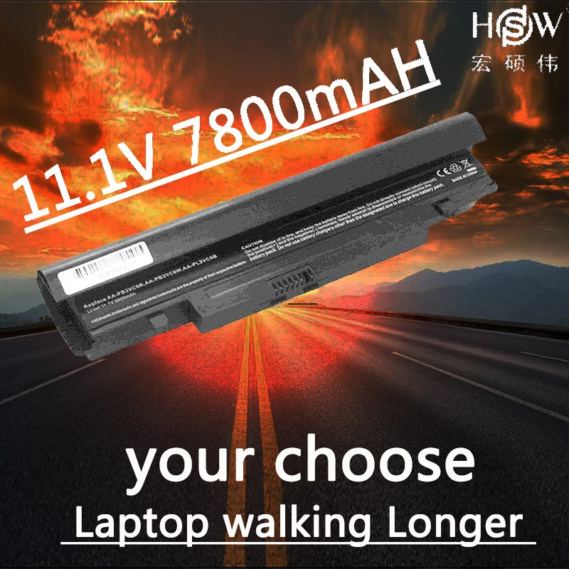 

HSW Laptop Battery For Samsung N150 N143 N145 N250 N260 NP NT AA-PB2VC6B PB2VC6W battery PB2VC6W PL2VC6W PL2VC6W/E battery