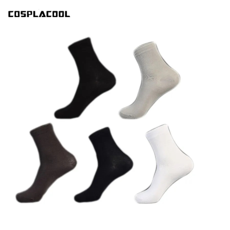 

[COSPLACOOL]New Cool casual men socks simple in tube socks high-grade Silver ion antimicrobial socks deodorant business socks