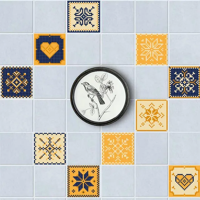 20 Pcs Set Waterproof Pvc Diy Mosaic Wall Tiles Stickers Waist Line 20 Pcs Set Waterproof Pvc Diy Mosaic Wall Tiles Stickers Waist Line Sticker Kitchen