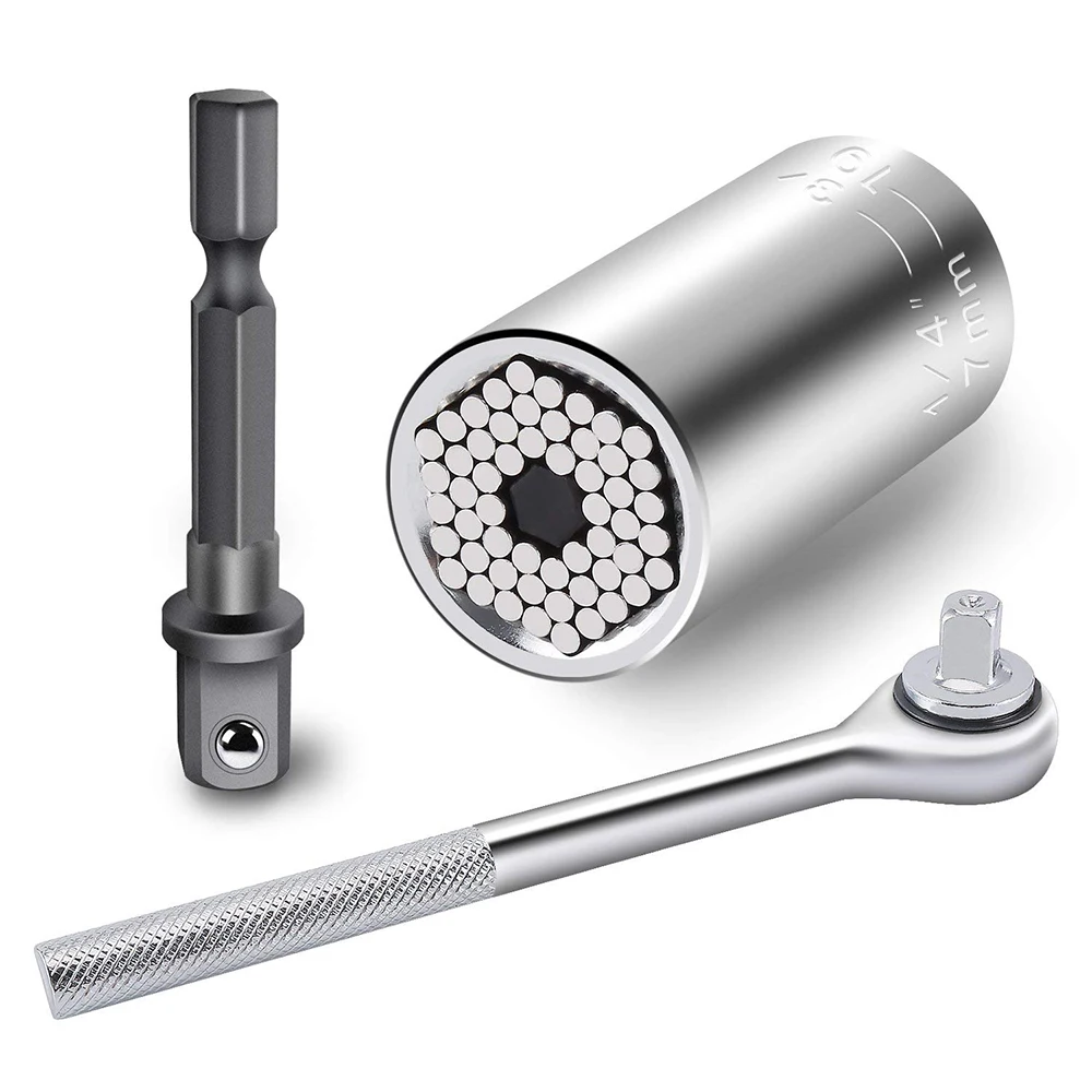 Головок 1/2" "vertex". Ключ многоцелевой с храповиком. (22109-72). 2 ремкомплект. Универсальный ключ головка.