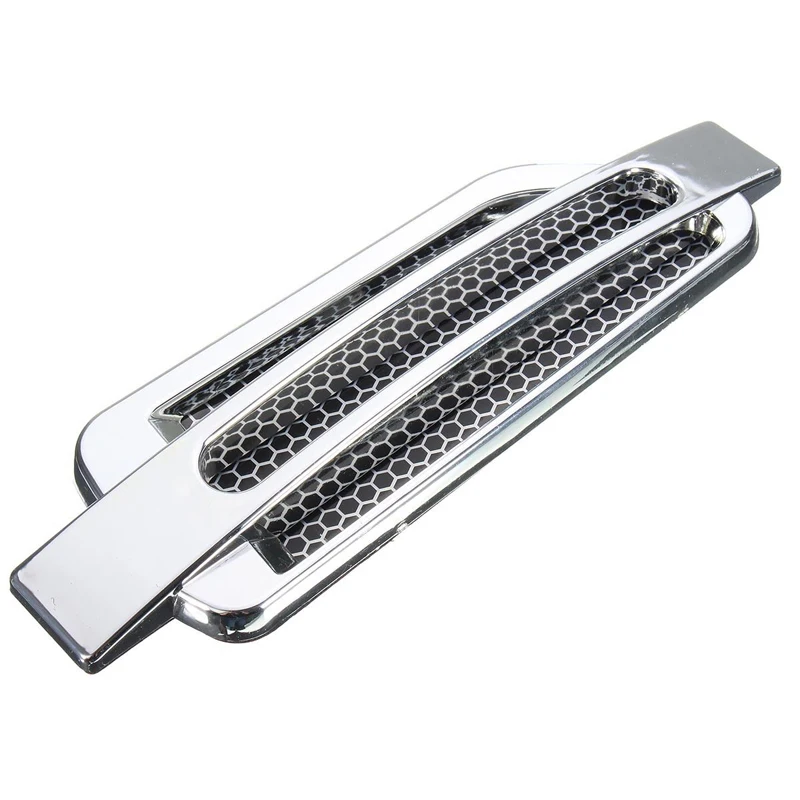 2pcs/set  Car Side Air Flow Vent Fender Cover Intake Grille Sticker For Audi BMW