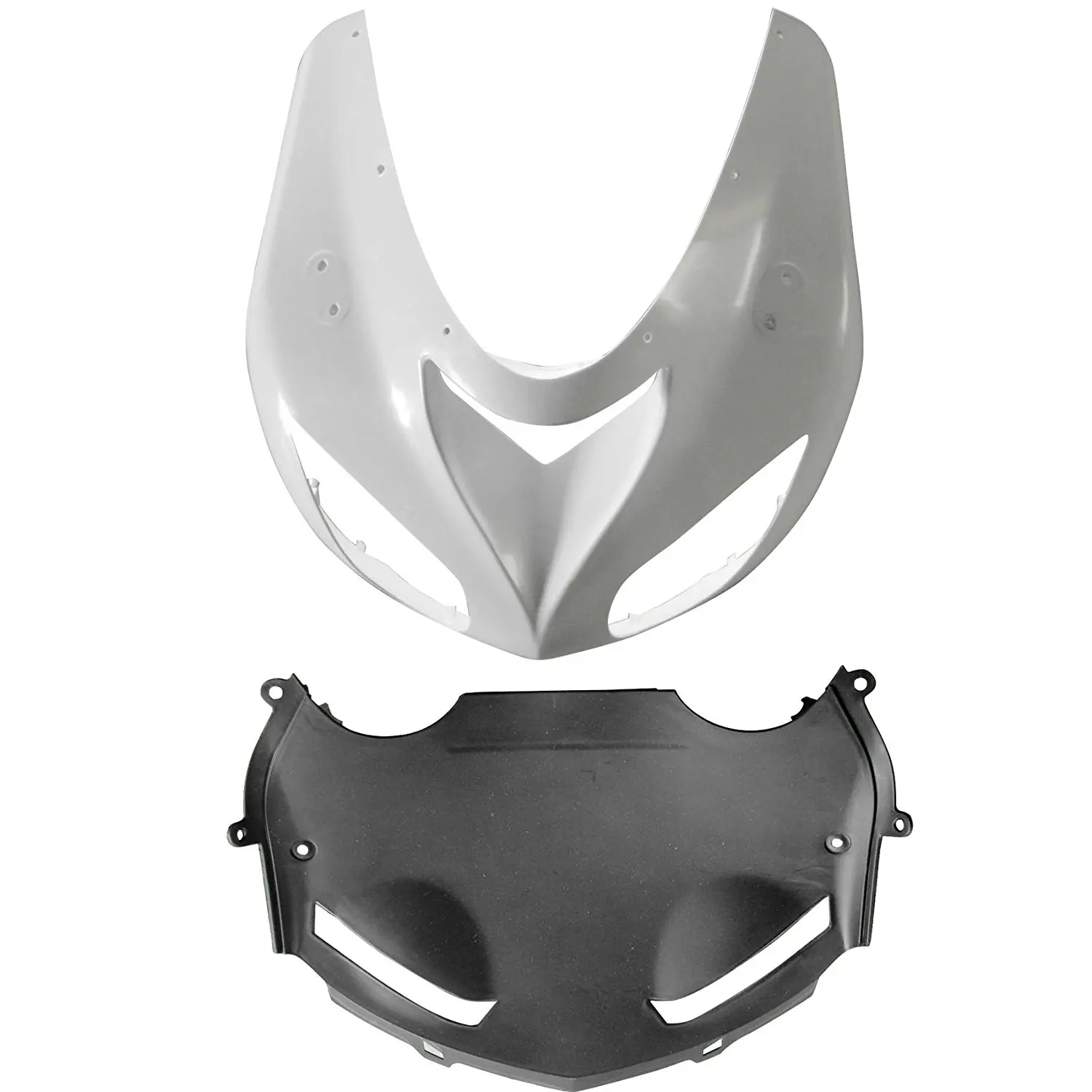 

ZX10R 06 07 Unpainted Front Uppoer Cowl Nose Splash Guard Wheel Bodywork Fairing For Kawasaki Ninja ZX-10R ZX 10R 2006 2007 ABS
