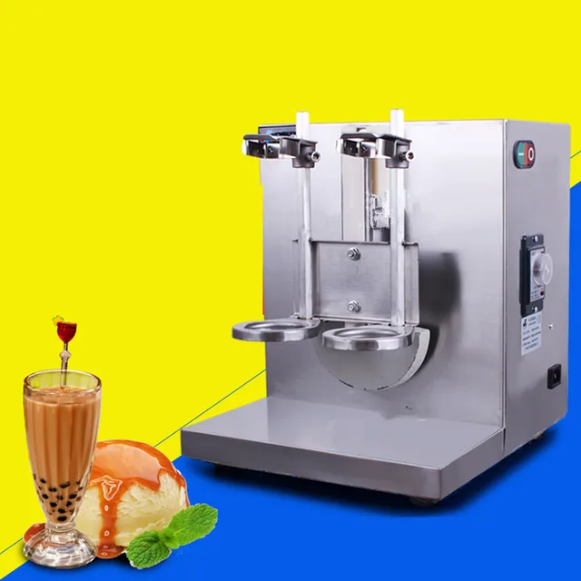 Double frame Bubble tea Shaker machine Auto boba tea, beverage, Milk