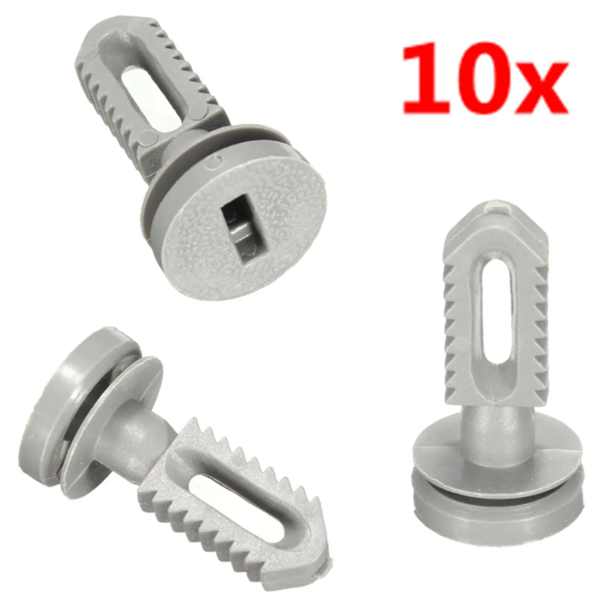 

10pcs Grey 25mm Plastic Shields Boot Linings Battery Covers Trim Clip For BMW 3 Series E30 E36 E46 E60 E83 E93 51471945266